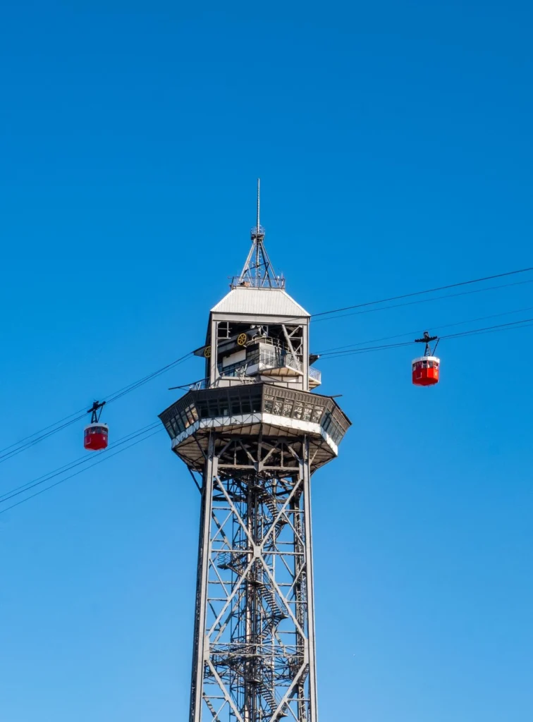 Kabelbaan in Barcelona
